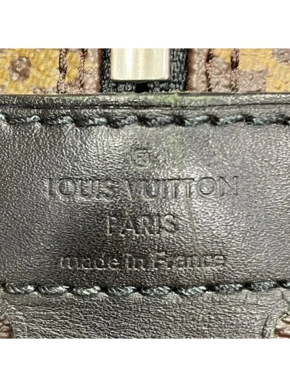 Louis Vuitton Monogram Macassar Porte Documents Voyage Bag Handbag Business